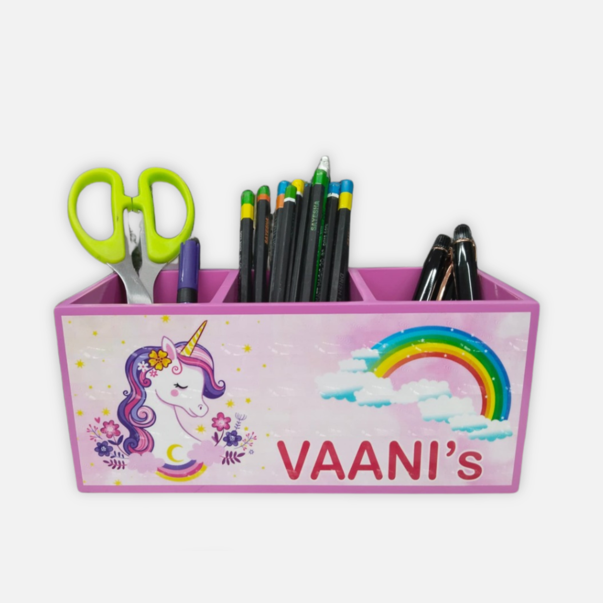 Wooden Pen Stand