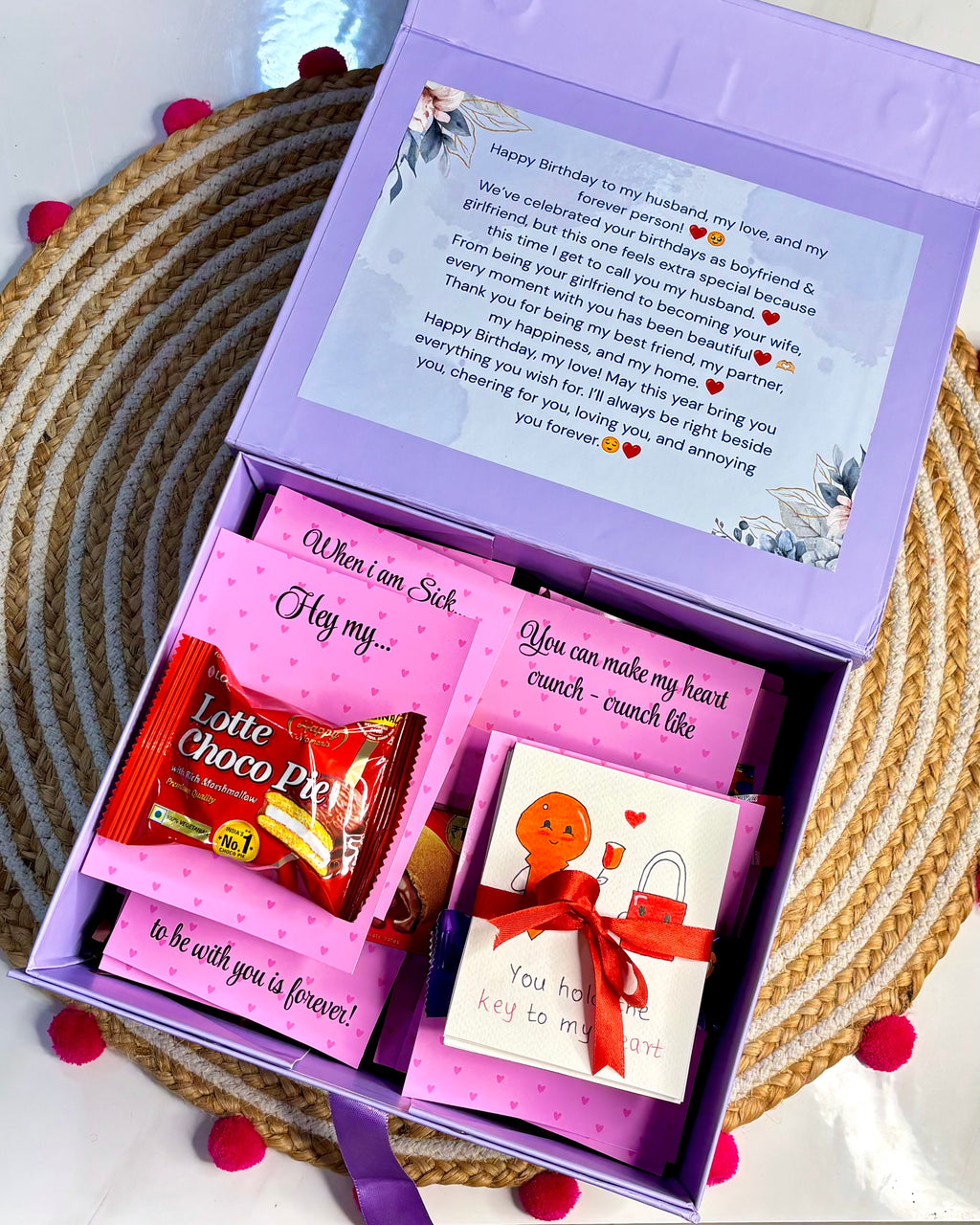 Pink Theme Chocolate Hamper