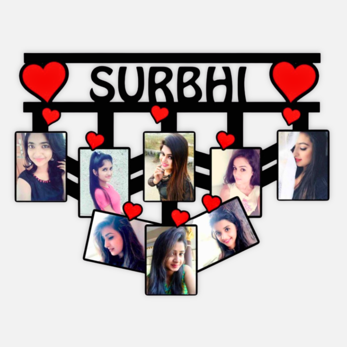 MDF Photo Collage Frame - 2