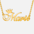 Crown Name Necklace