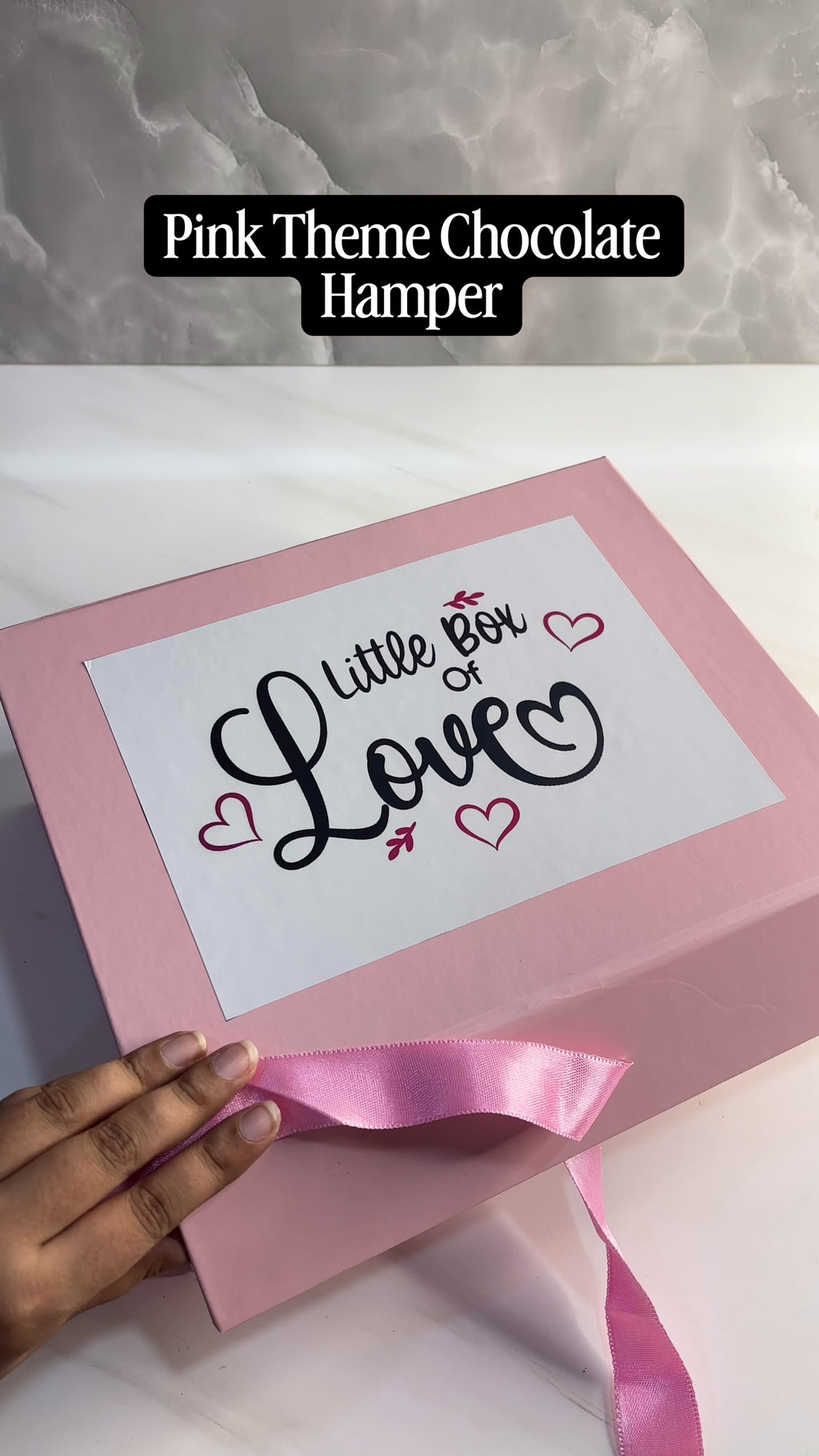 Pink Theme Chocolate Hamper